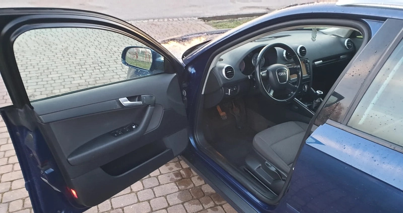 Audi A3 cena 31999 przebieg: 260569, rok produkcji 2010 z Piotrków Kujawski małe 781
